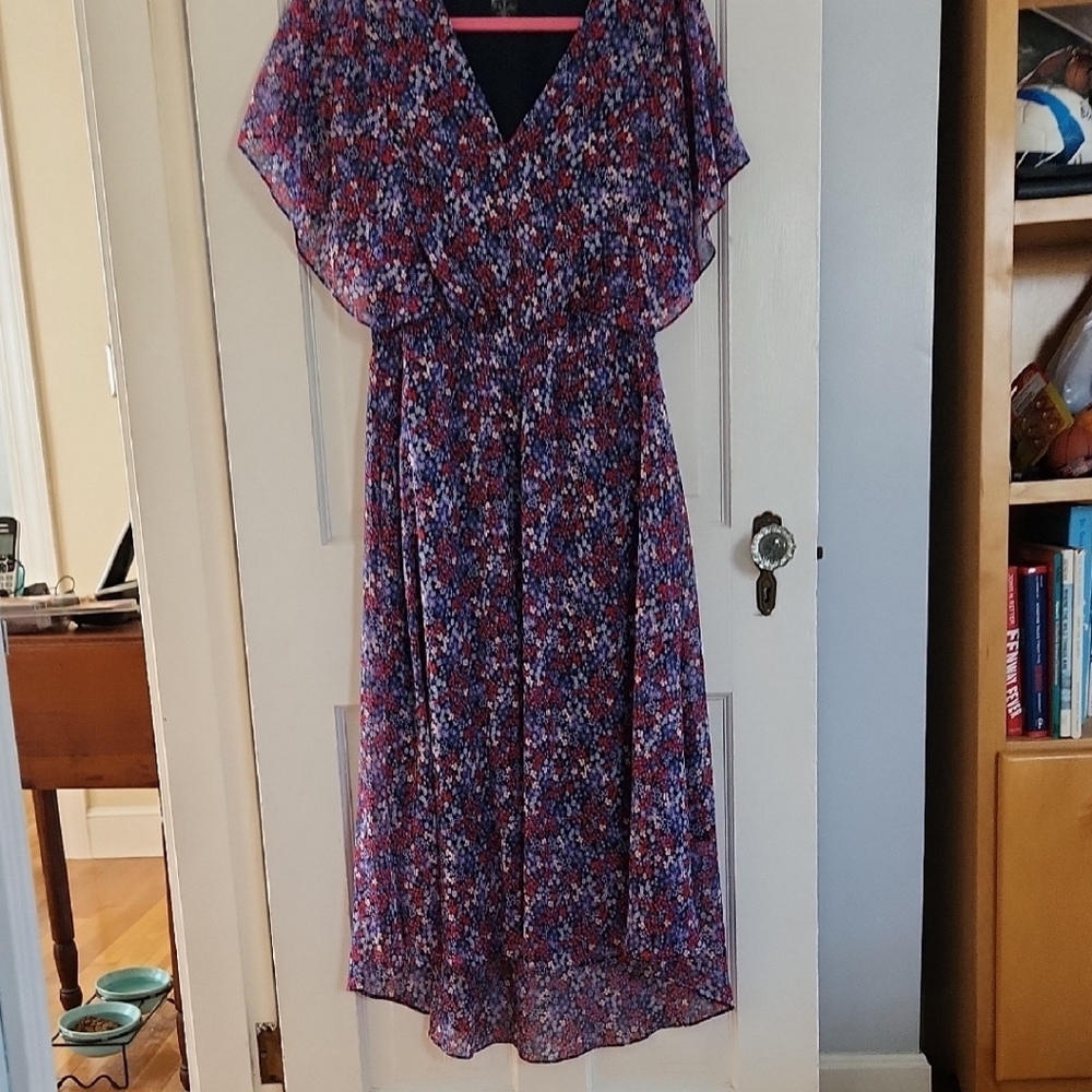 Floral V-Neck Dress
